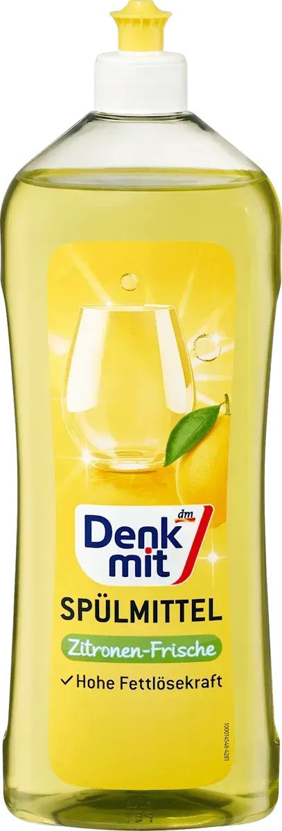 Засіб для миття посуду Denkmit Spulmittel Zitronen-Frische 1л