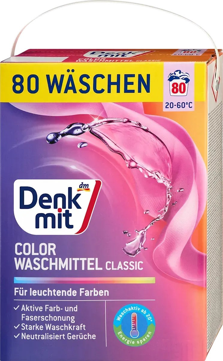 Пральний порошок Denkmit Colorwaschmittel Classic 5.2 кг
