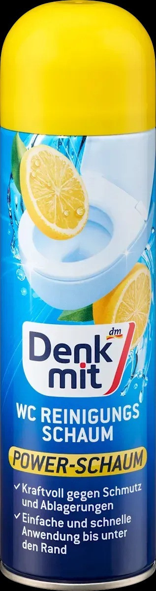 Пена-очиститель для унитаза Denkmit WC-Reinigungsschaum Zitrone, 500 мл