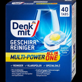 Таблетки для посудомийної машини Denkmit Multi-Power 12 in1 40шт