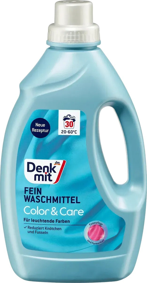 Гель для прання делікатних і інших ніжних тканин Denkmit Color & Care 1,5л.