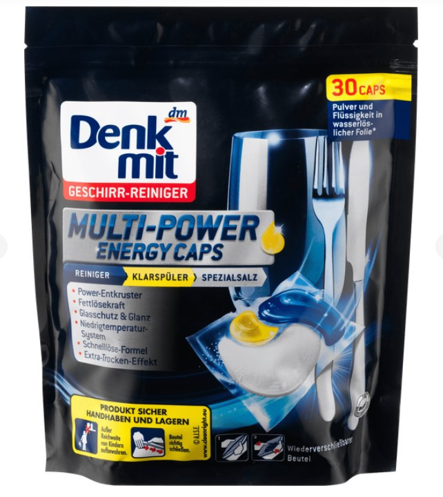 DenkMit капсули для посудомийної машини Multi Power Energy 30шт