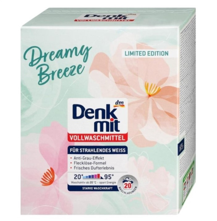 Порошок для прання DenkMit Dreamy Breeze універсальний 1350 г 20 прань