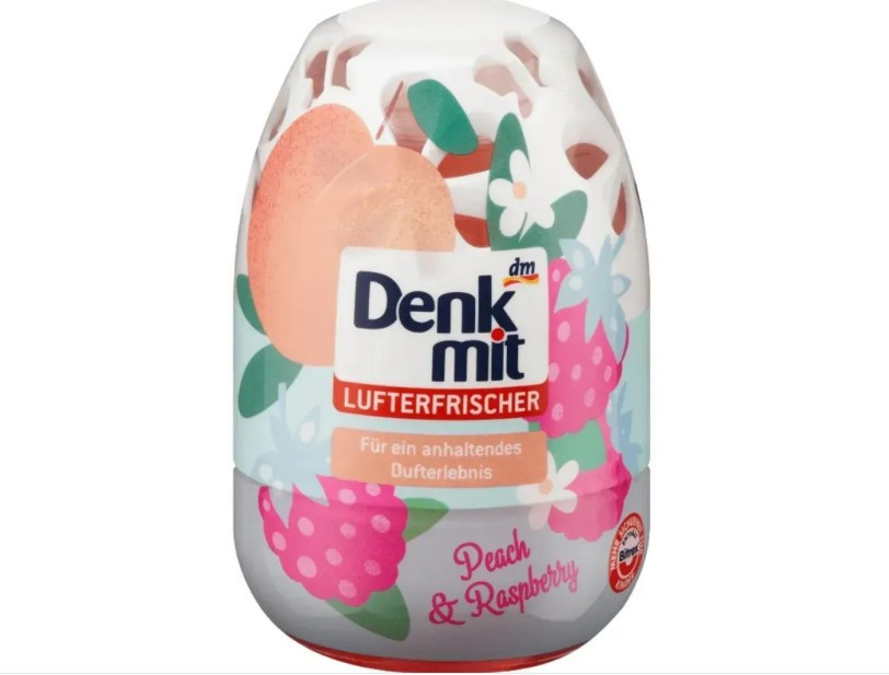 Освежитель воздуха DenkMit Арома-яйцо Peach & Raspberry 150 мл10